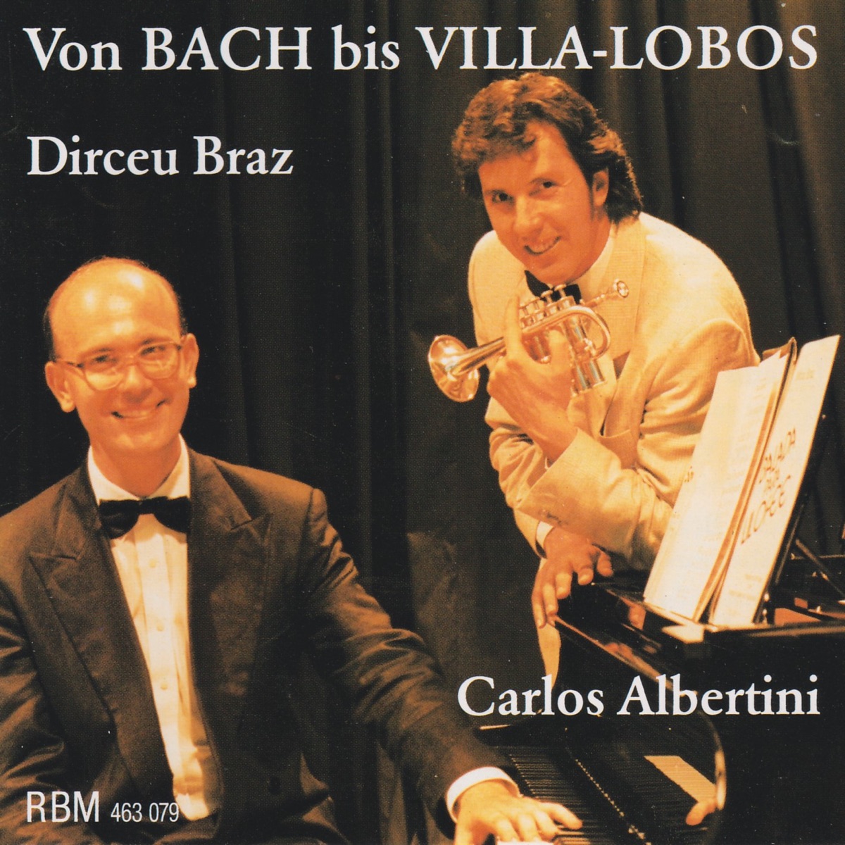 From Bach to Villa-Lobos by Dirceu Braz, Carlos Albertini & Nikolaus Grether album cover