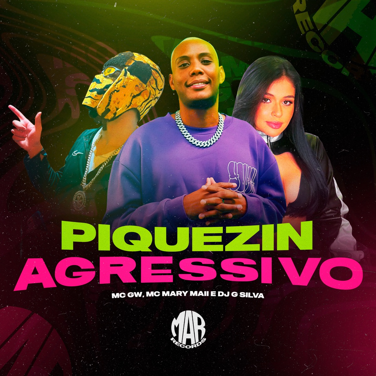 Piquezin Agressivo - Single by DJ G Silva, MC GW & Mc Mary Maii album cover