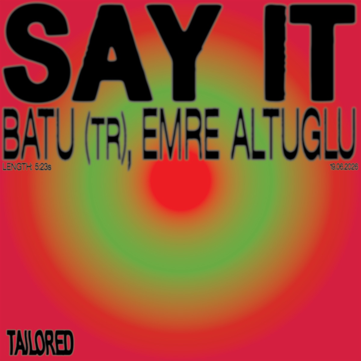 Say It - Single by BATU (TR) & Emre Altuğlu album cover