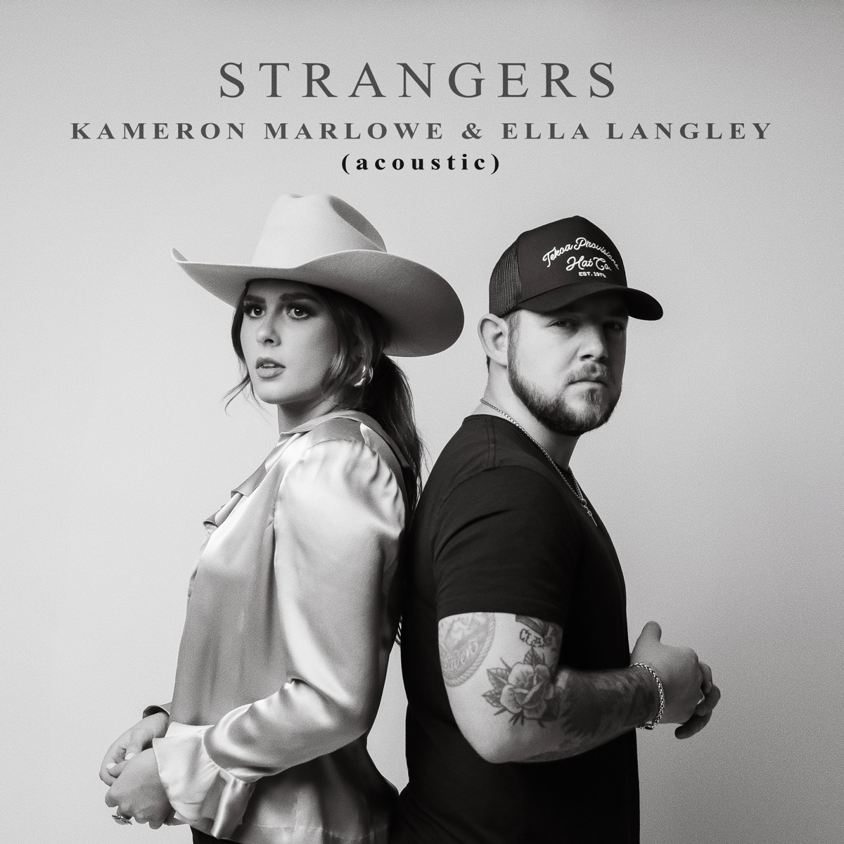 Strangers (Acoustic) - Single by Kameron Marlowe & Ella Langley album cover artwork