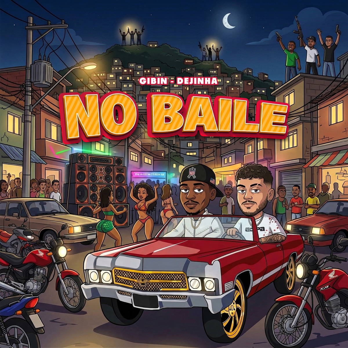 No Baile - Single by Gibin & Dejinha album cover