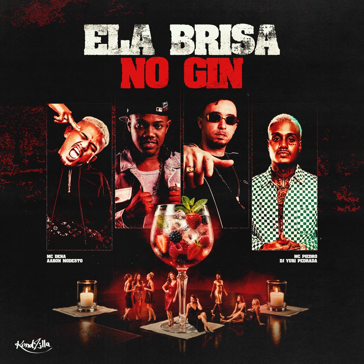 Ela Brisa no Gin (feat. Aaron Modesto) - Single by Dj Yuri Pedrada, Mc Piedro & Mc Dena album cover