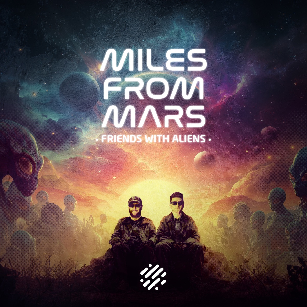 Not Afraid of the Dark (Album Edit) - Single by Miles from Mars & Evil Oil Man album cover