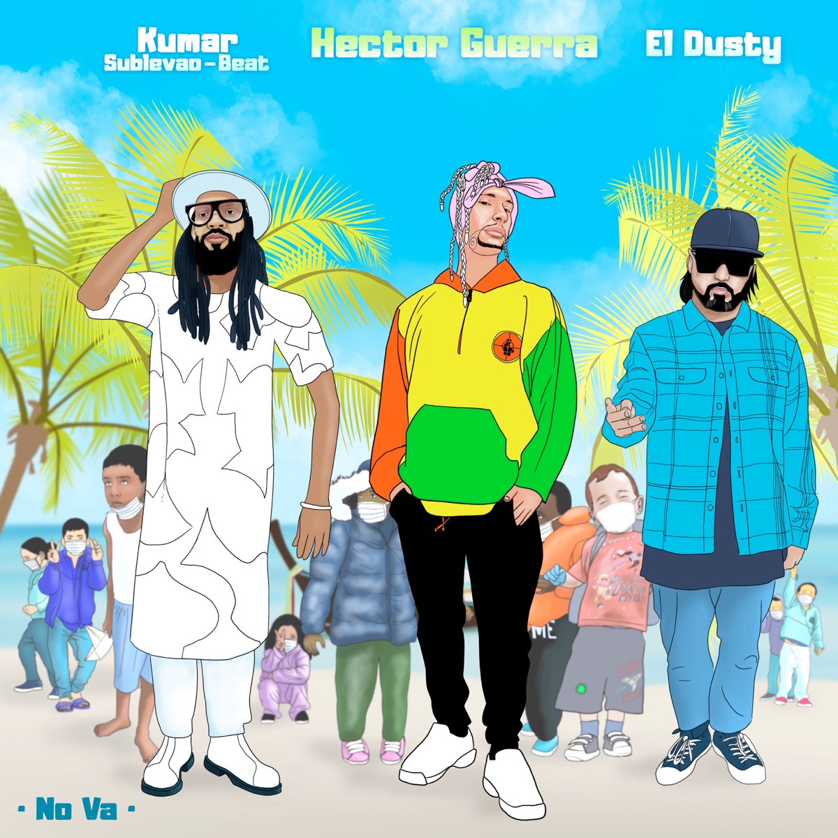 No Va - Single by Héctor Guerra, El Dusty & Kumar Sublevao-Beat album cover