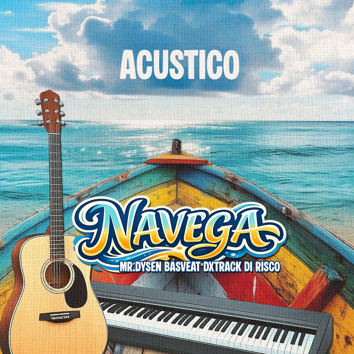 Navega Acústico (En Vivo) - Single by Mr.dysen, Basveat & Dxtrack album cover