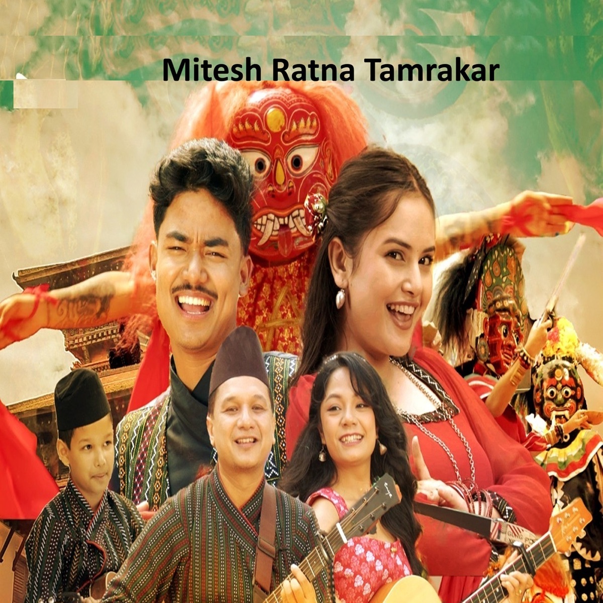Yenya Punhi Indrajatra - Single by Mitesh Ratna Tamrakar & Niva Dangol album cover