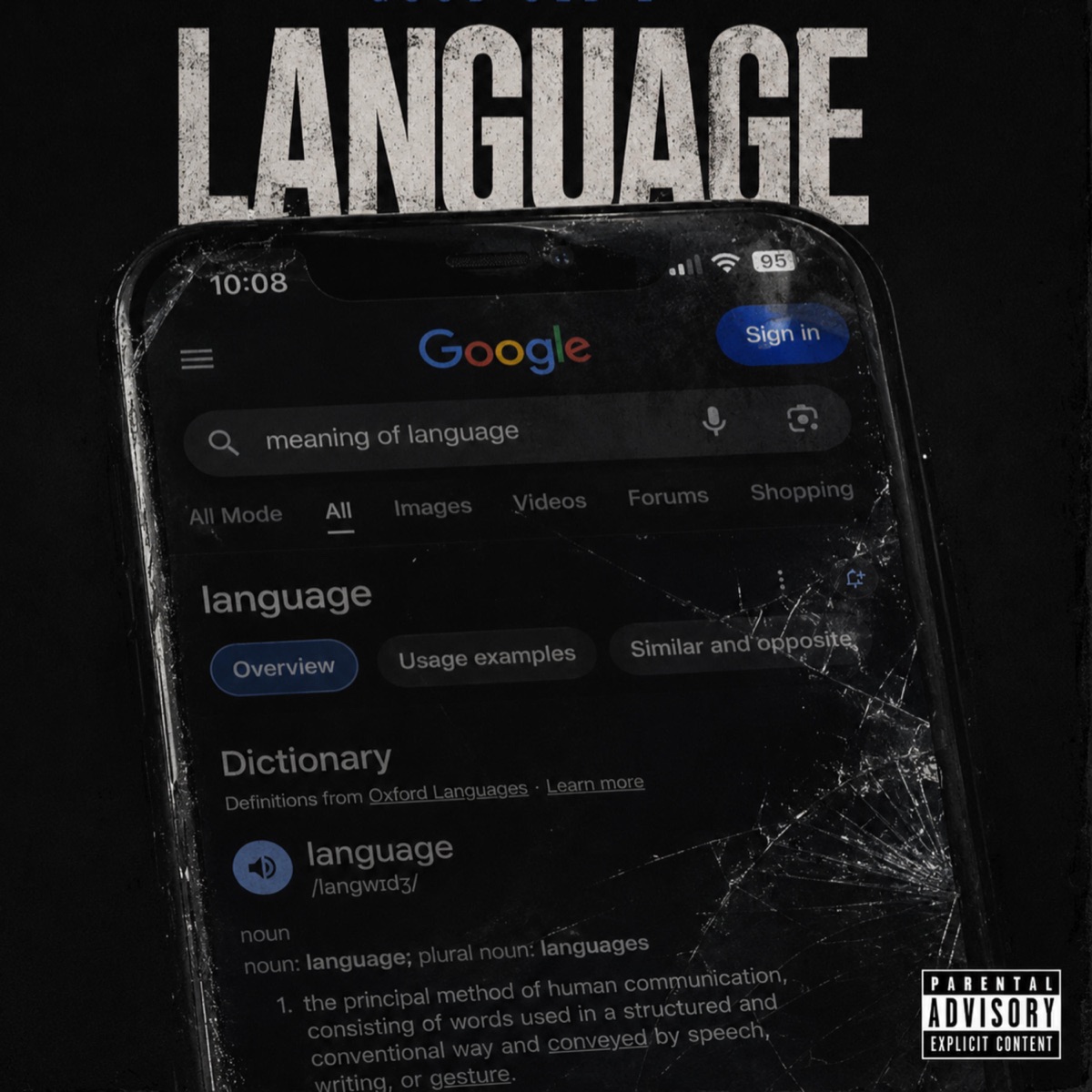 Language - Single by Little 'E' album cover