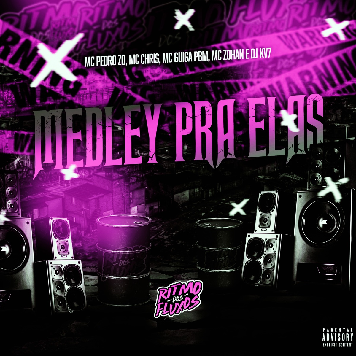 Medley pra Elas (feat. Mc Pedro ZO & Mc Chris) - Single by DJ KV7, Mc Guiga PBM & Mc Zohan album cover
