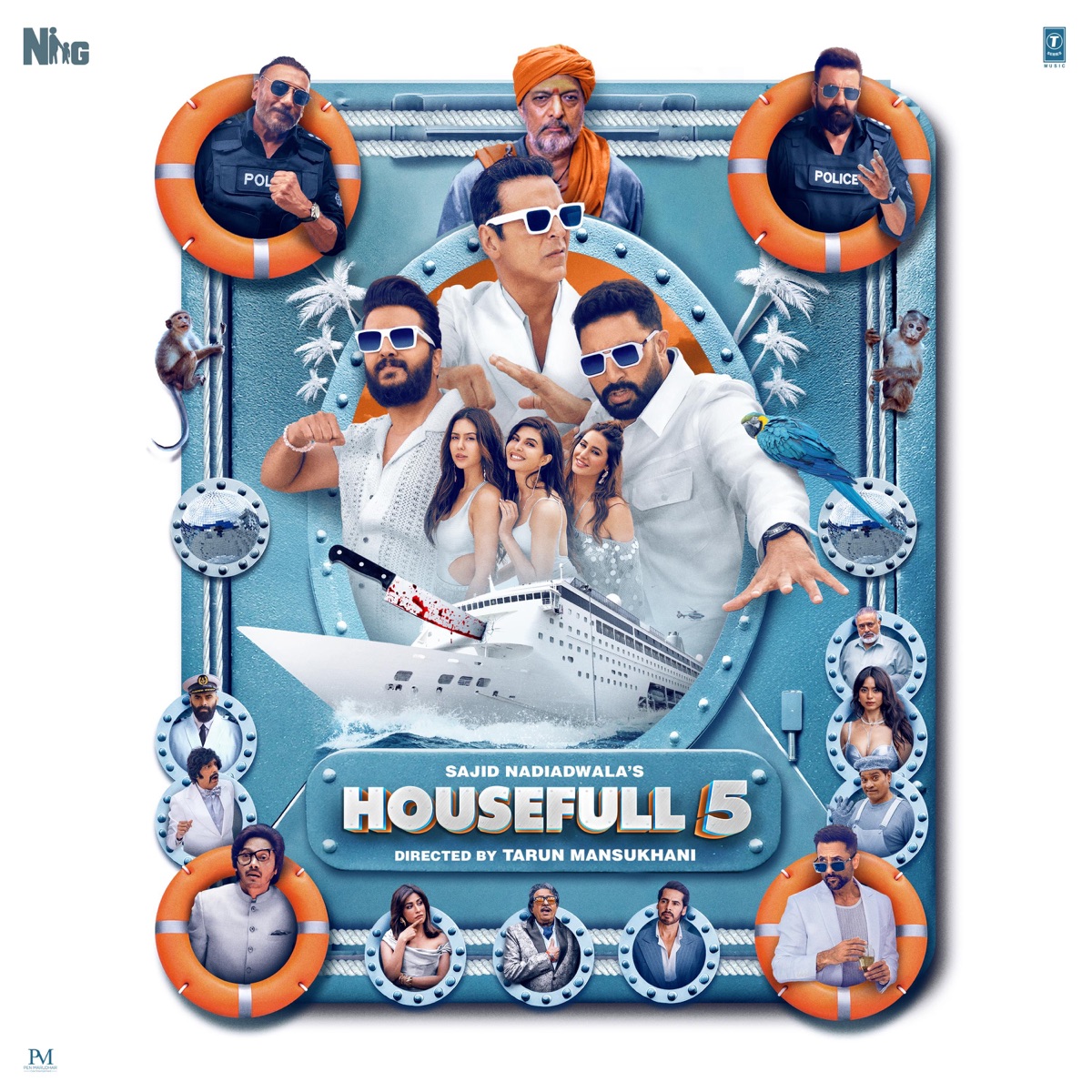 Housefull 5 (Original Motion Picture Soundtrack) by Yo Yo Honey Singh, White Noise Collectives, Tanishk Bagchi & Kratex album cover