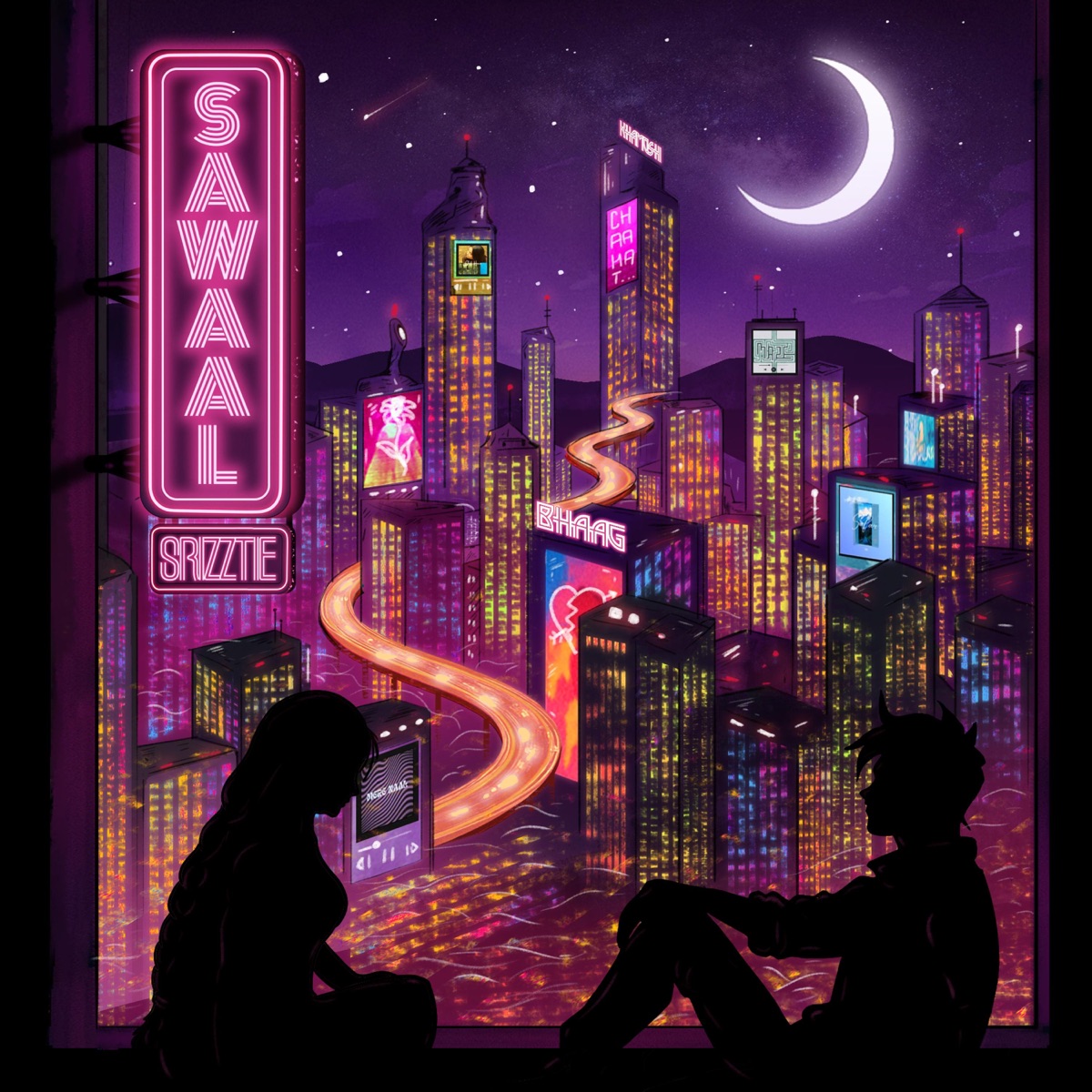 Sawaal (feat. Akarsh) - Single by Srizztie album cover