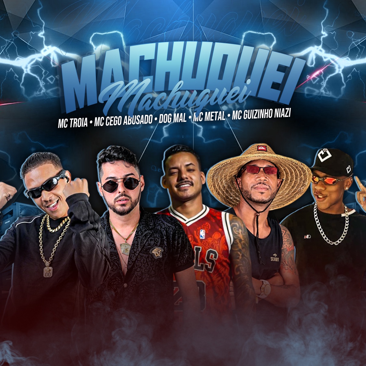 Machuquei Machuquei (feat. Mc Metal & Dog Mal) - Single by MC Cego Abusado, Mc guizinho niazi & Mc Troia album cover