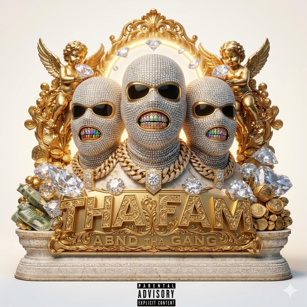 THE FAM (feat. TaCaRaChI, saucegod5iv3 & SELFMADEDEVV) - Single by ABNDGANG album cover