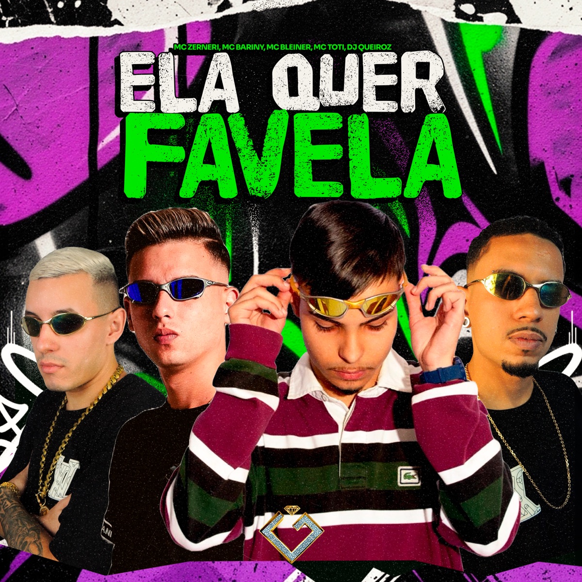 Ela Quer Favela (feat. MC Zerneri) - Single by Mc Bariny, MC Bleiner & MC TOTI OFICIAL album cover
