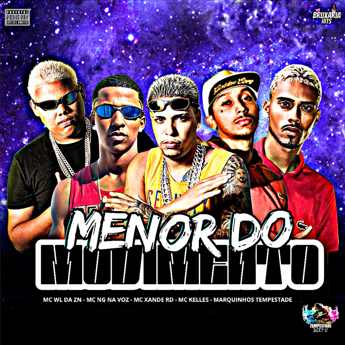 Menor do Movimento (feat. Mc Kelles & Mc Wl Da Zn) - Single by Marquinhos Tempestade, Mc Xande Rd & Mc Ng Na Voz album cover