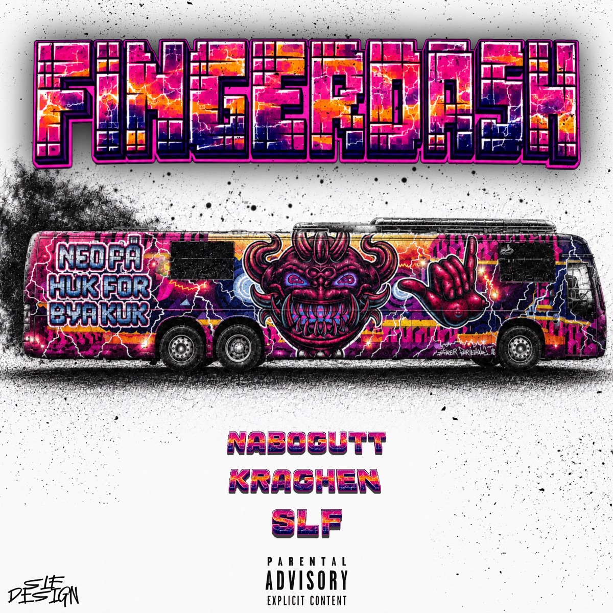 FINGERDASH - Single by nabogutt, Kraghen & SLF album cover