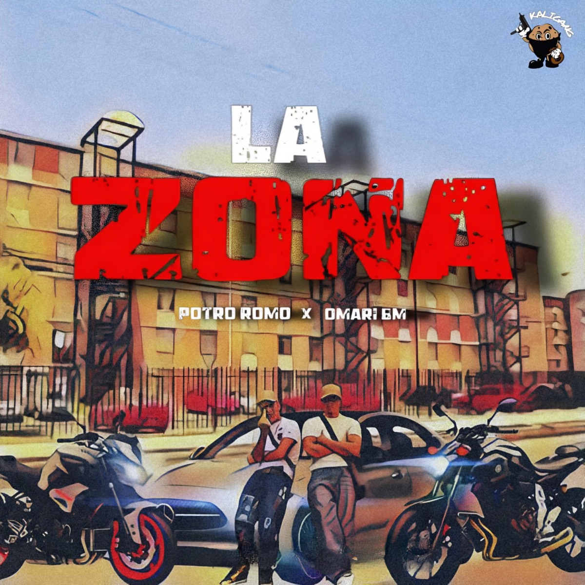 LA ZONA - Single by Potro Romo & Omari BM album cover