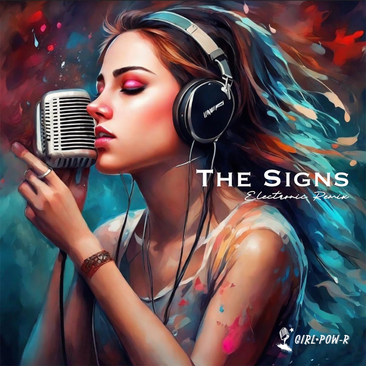 The Signs (Electronic Remix) - Single by Girl Pow-R album cover