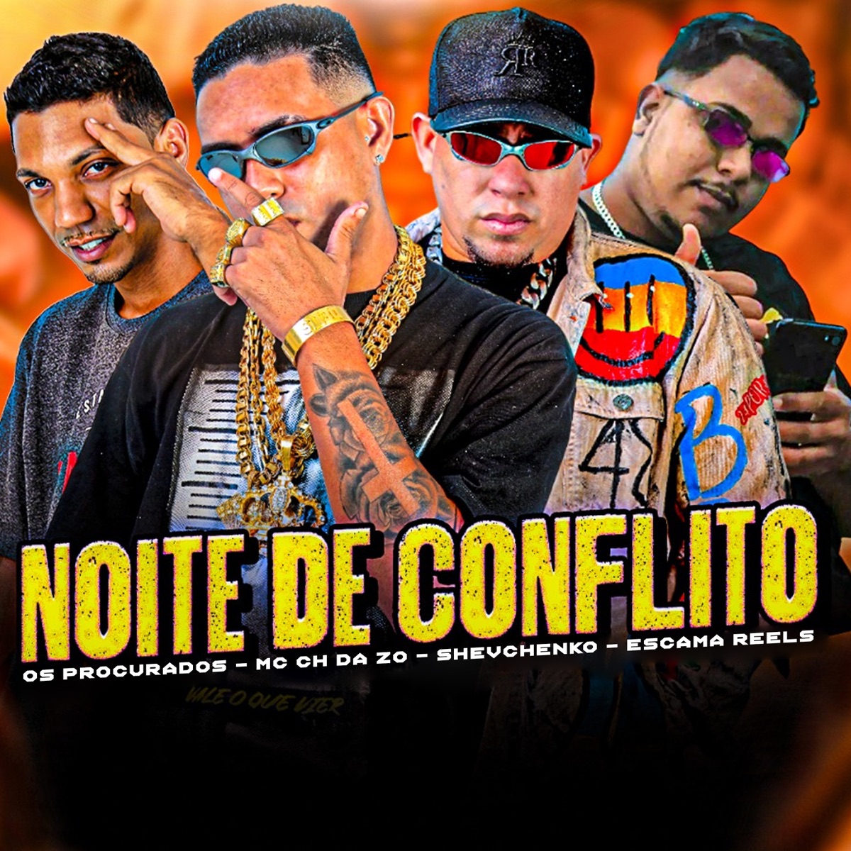 Noite de Conflito (feat. Luka da Z.O & Escama Reels) - Single by MC CH da Z.O, Os Procurados & Shevchenko album cover