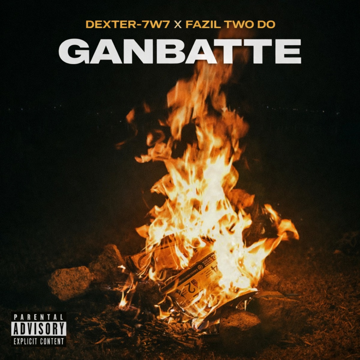 Ganbatte (feat. Fazil Two Do) - Single by Dexter-7w7 album cover