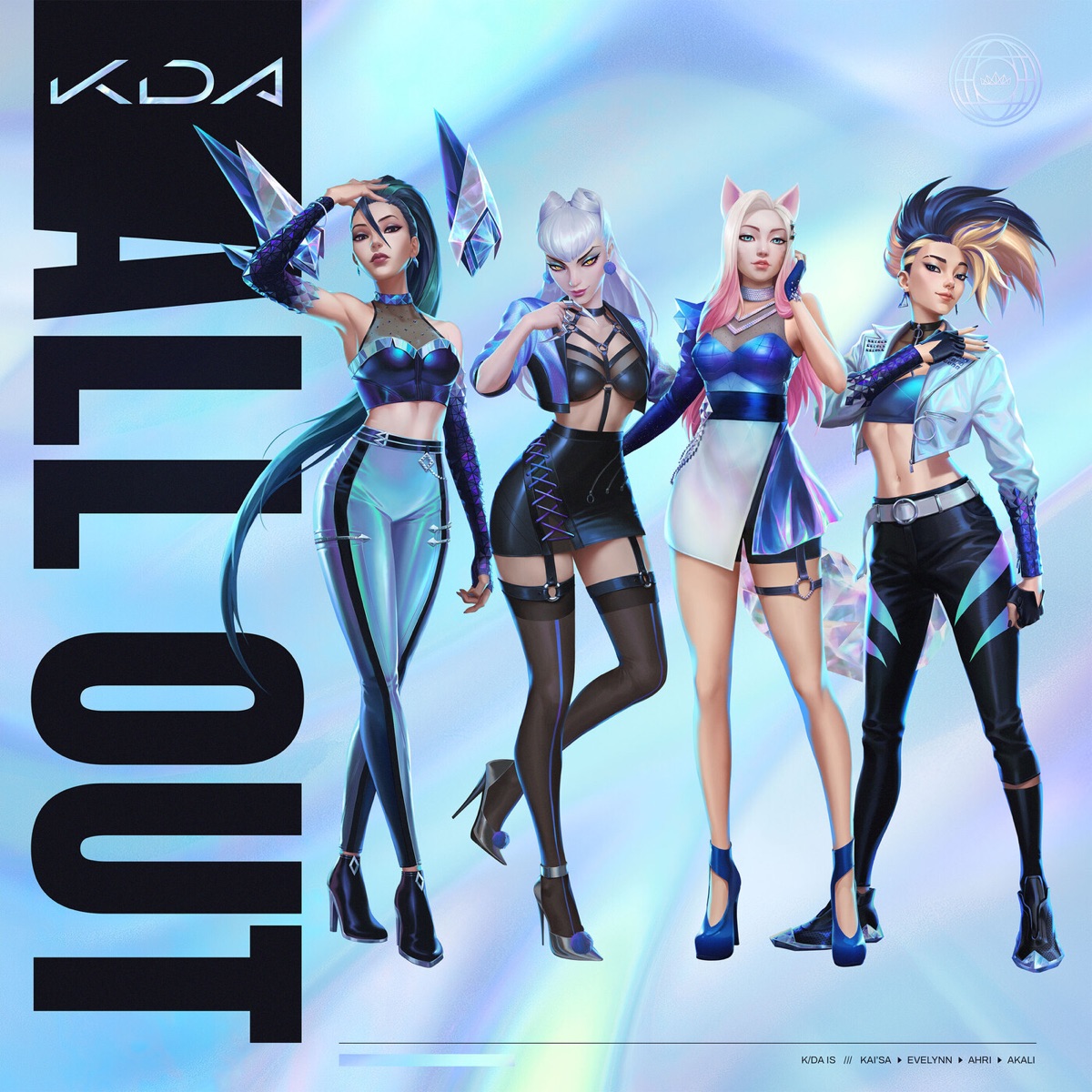 ALL OUT - EP by K/DA album cover