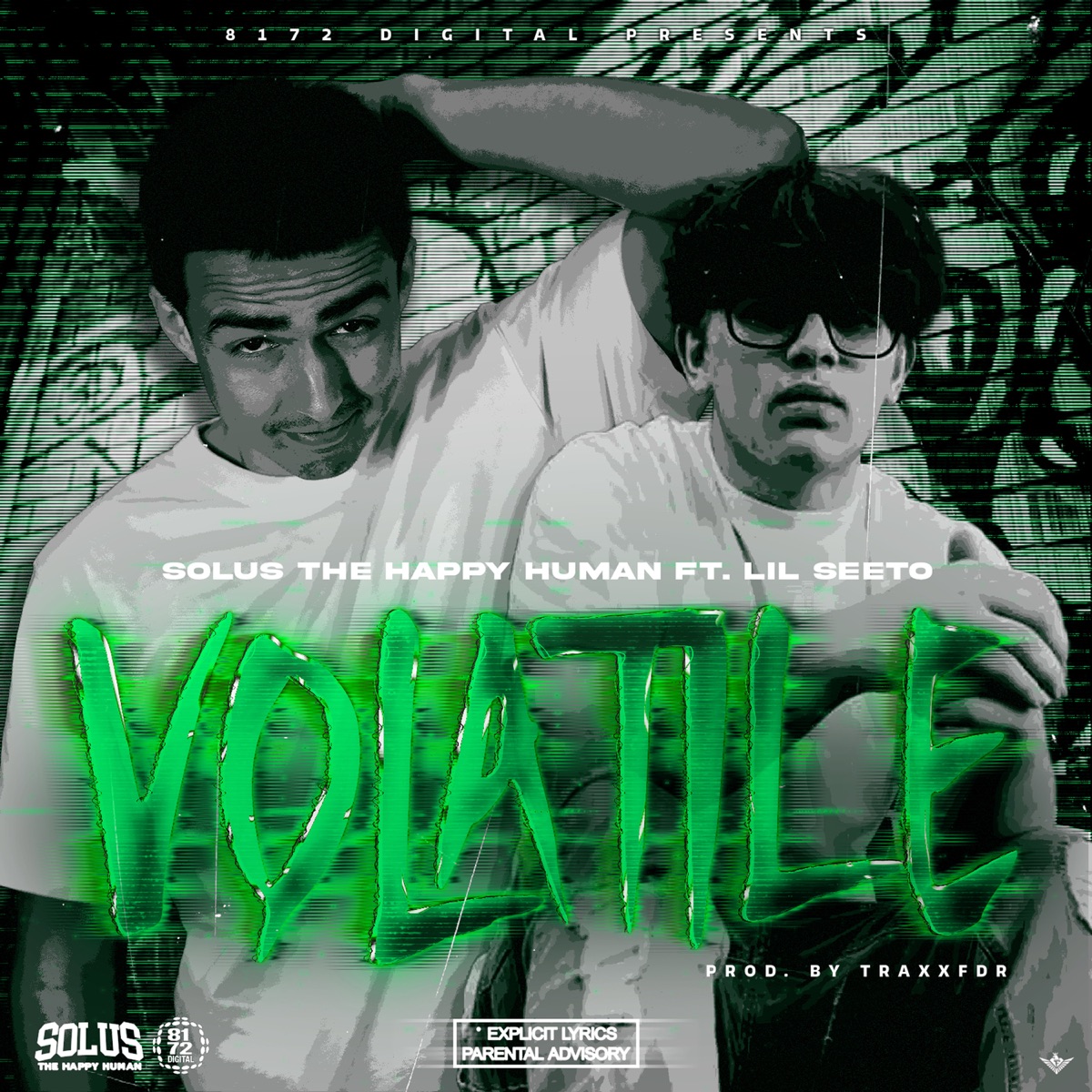 Volatile (feat. Lil Seeto) - Single by Solus the Happy Human album cover
