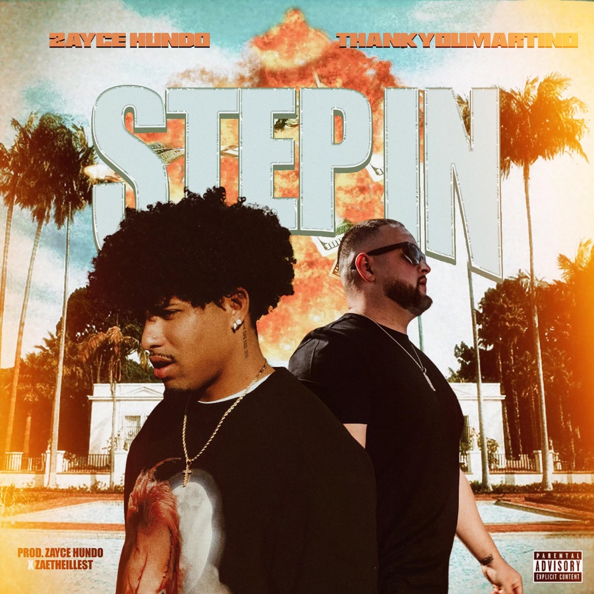Step In (feat. THANKYOUMARTINO) - Single by Zayce Hundo album cover