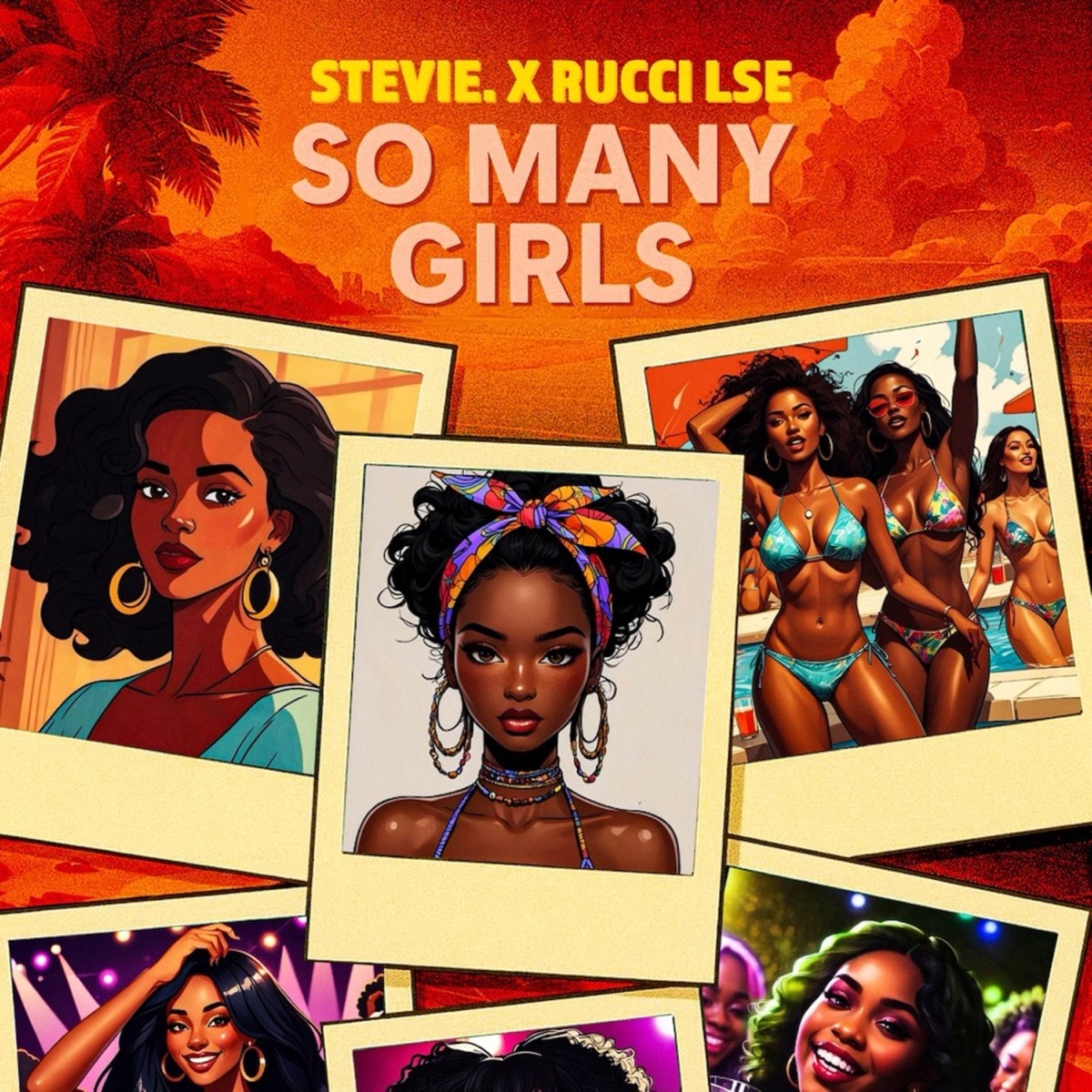 SO MANY GIRLS - Single by Rucci LSE & STEVIE. album cover