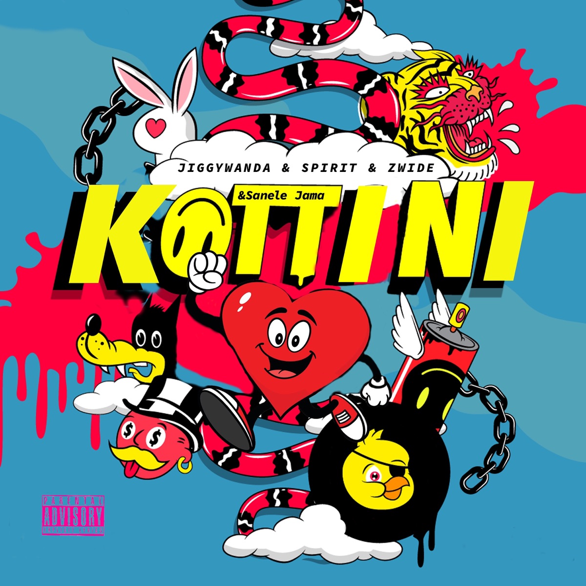 KOTTINI - Single by Jiggywanda, Spirit, Zwide & Sanele Jama album cover