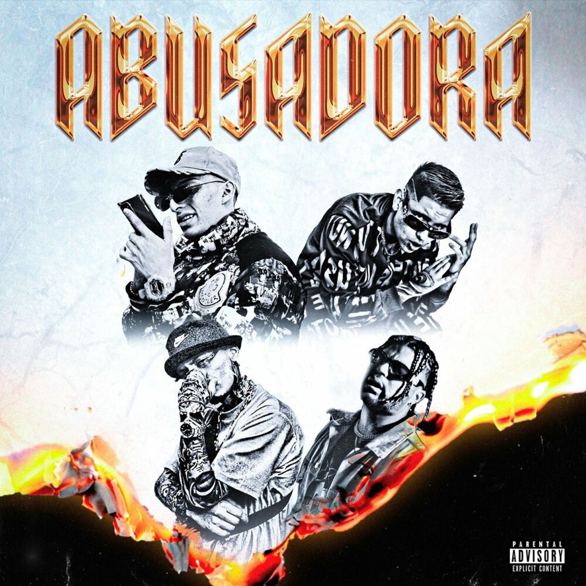 Abusadora (feat. Uzbell) - Single by Jp Preciado, Galee Galee & Jaudy album cover