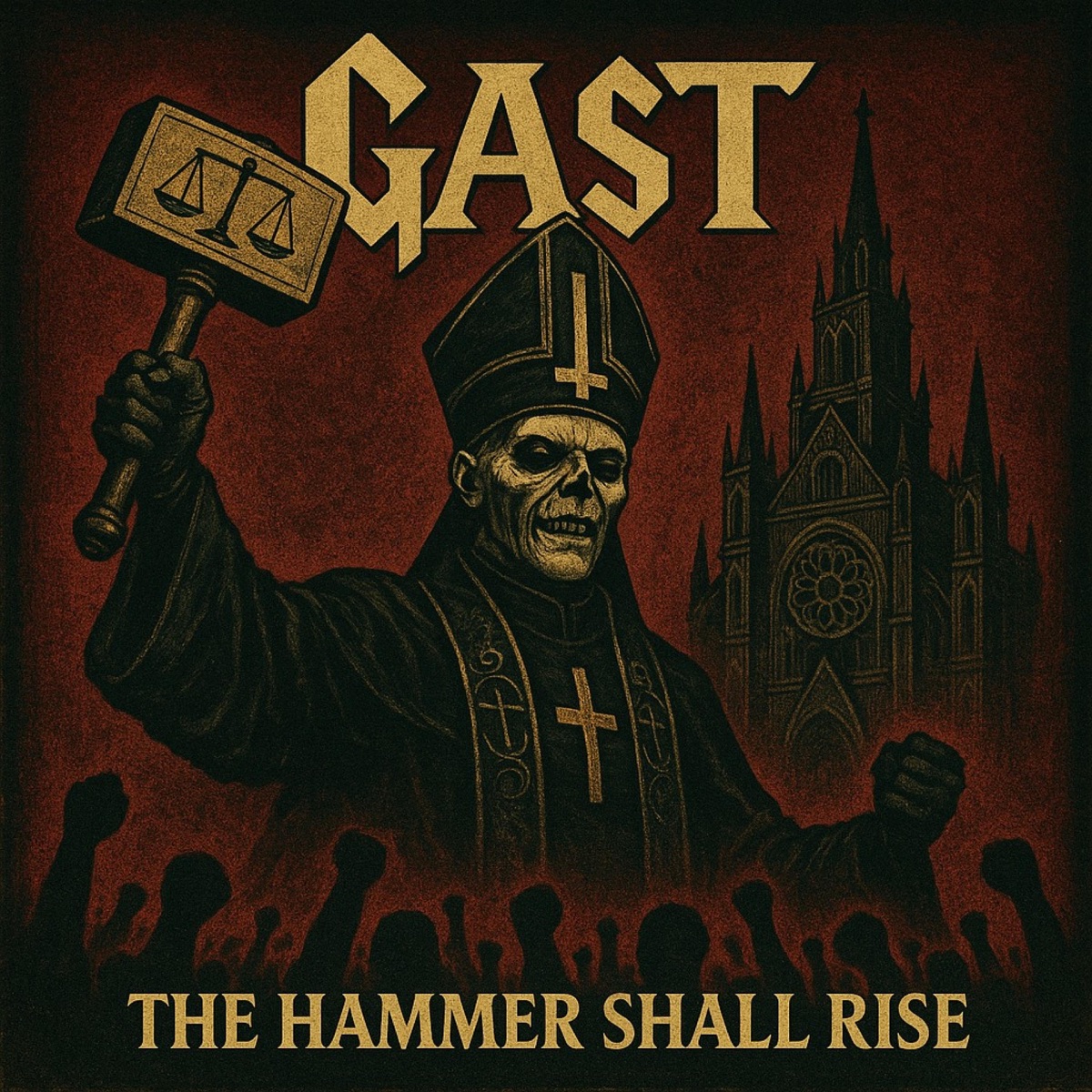 The Hammer Shall Rise (feat. Gast) - EP by HillBillydajsing Music Collective album cover