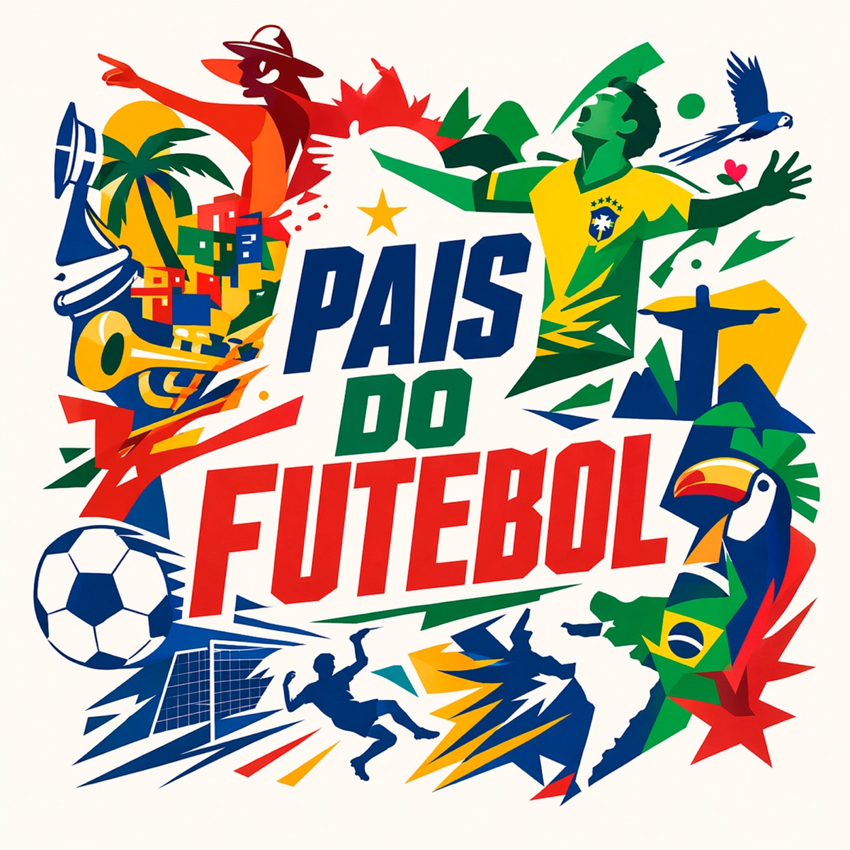 Pais do Futebol - Single by Dj Thiago Rodrigues & Canal Remix album cover