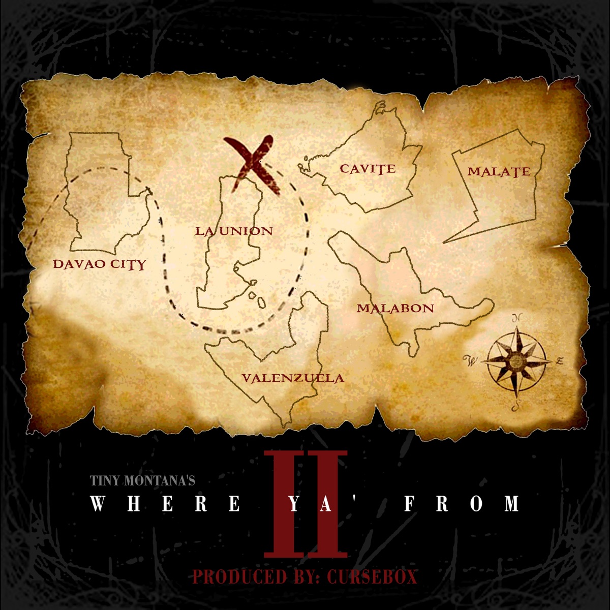 Where Ya' From Pt. 2 (feat. OG Kaybee, Mhot, Sixth Threat, Pricetagg, Apekz & Abaddon) - Single by Tiny Montana album cover