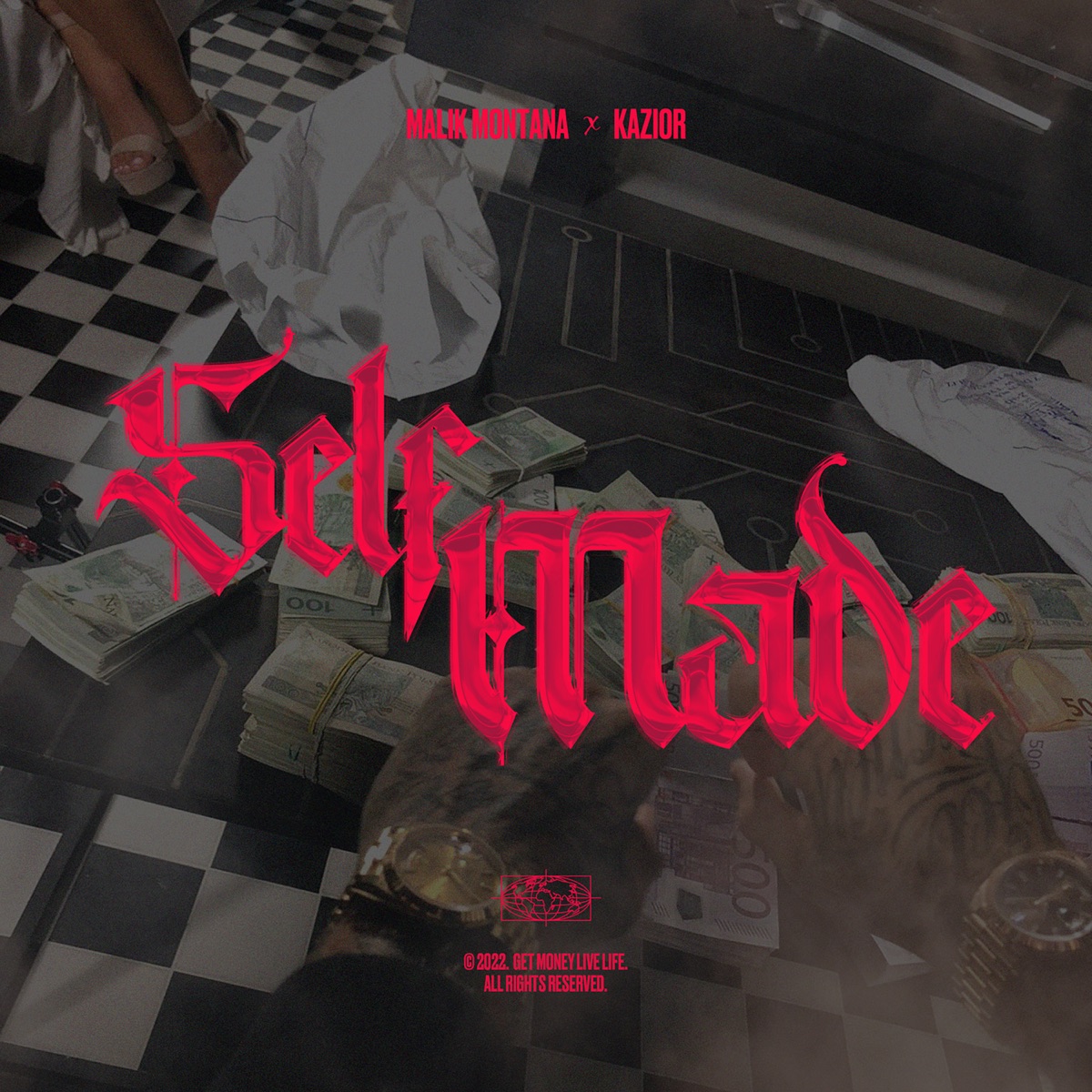 Self Made - Single by Malik Montana & Kazior album cover