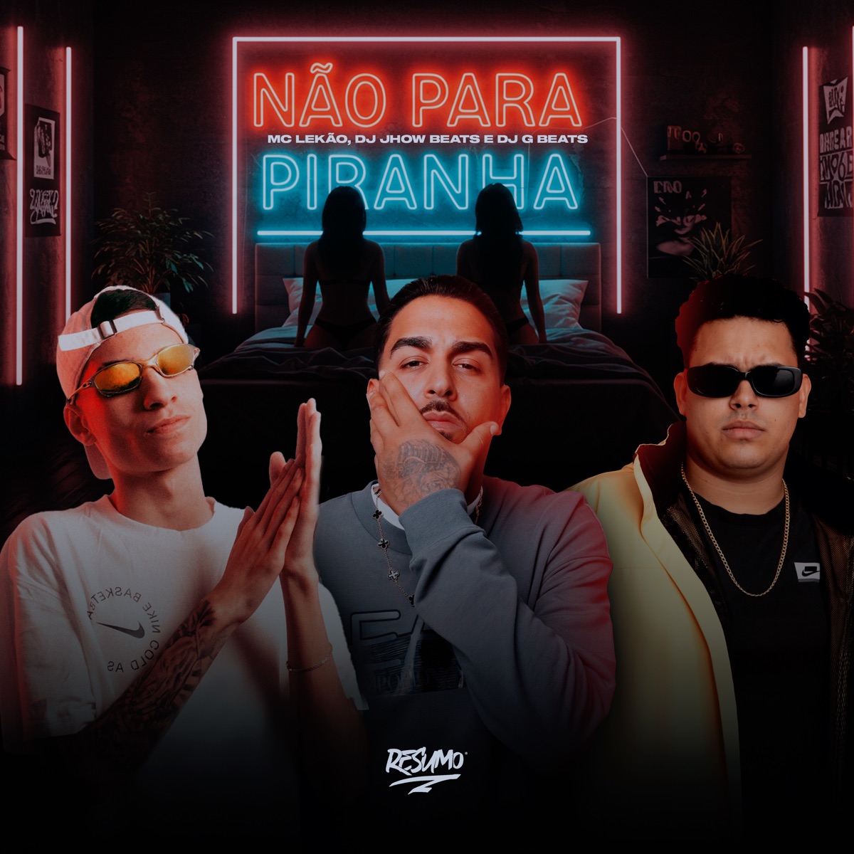 Não para Piranha - Single by DJ JHOW BEATS, DJ Gbeats, Mc Lekão & Resumo Produtora album cover