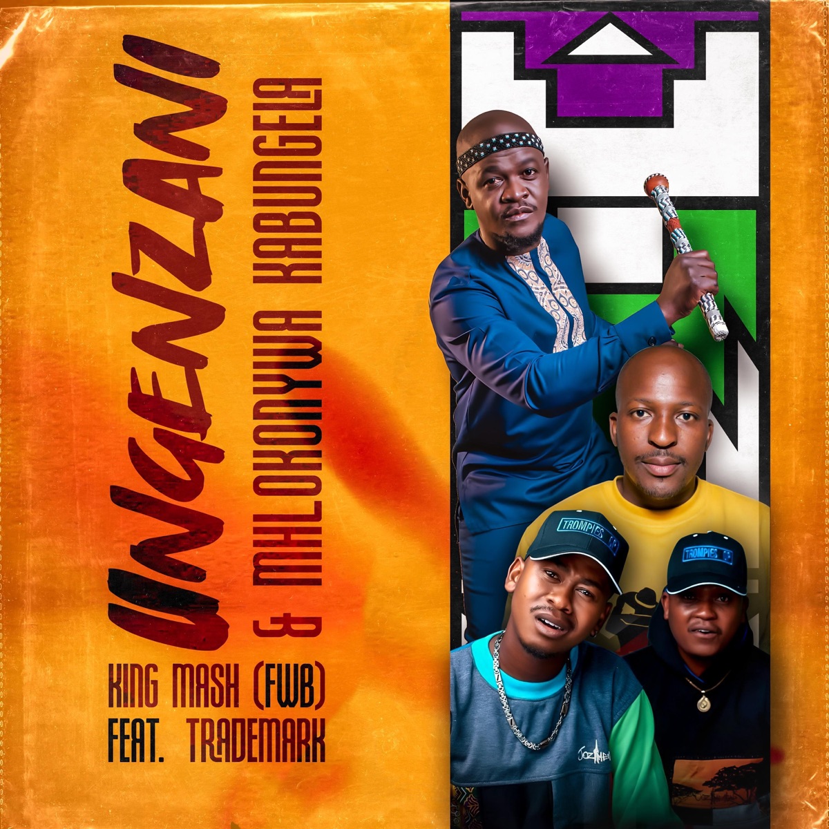 Ungenzani (feat. Trademark & Mhlokonywa kabungela) - Single by King Mash album cover