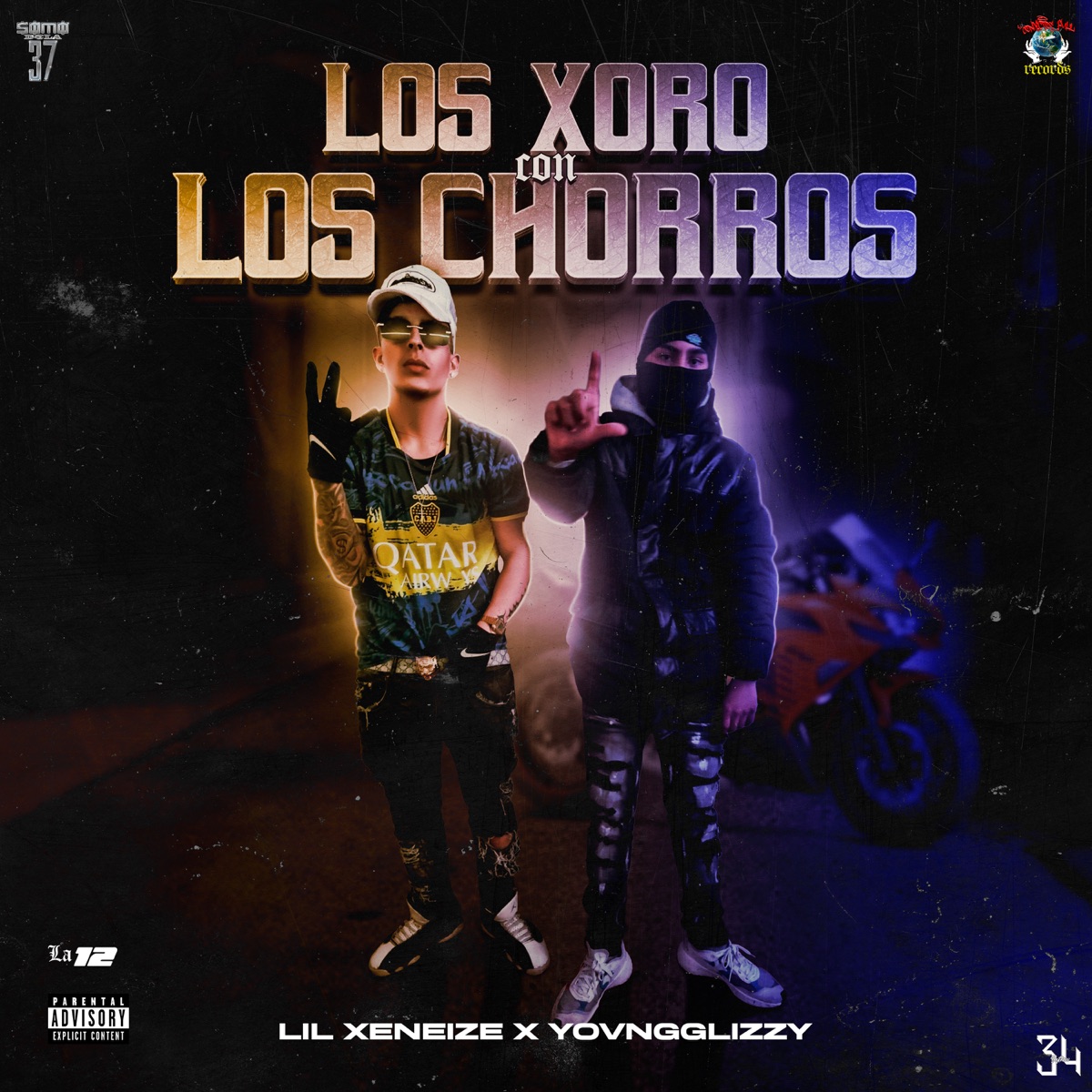 Los Xoro Con los Chorros (feat. Youngglizzy) - Single by Lil Xeneize album cover