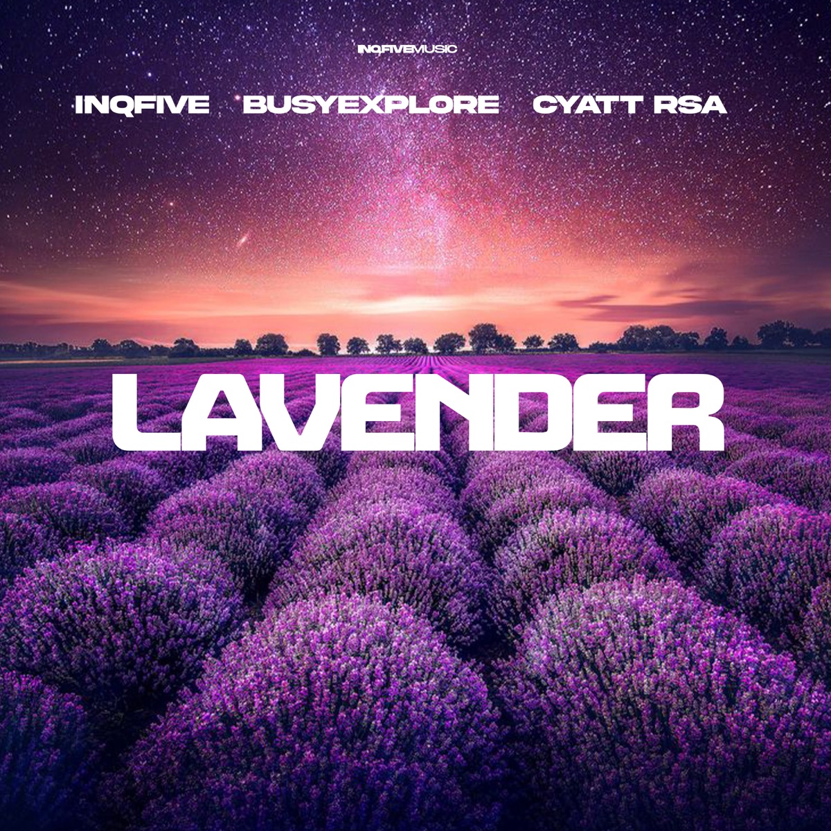 Lavender - EP by InQfive, BusyExplore & Cyatt RSA album cover