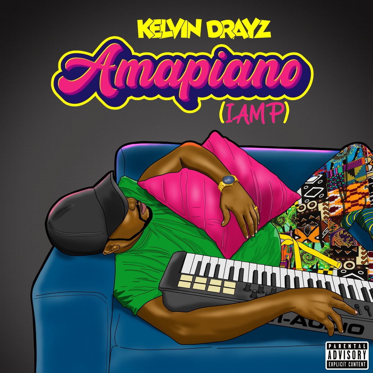 Amapiano IAMP - Single by Kelvin Drayz album cover