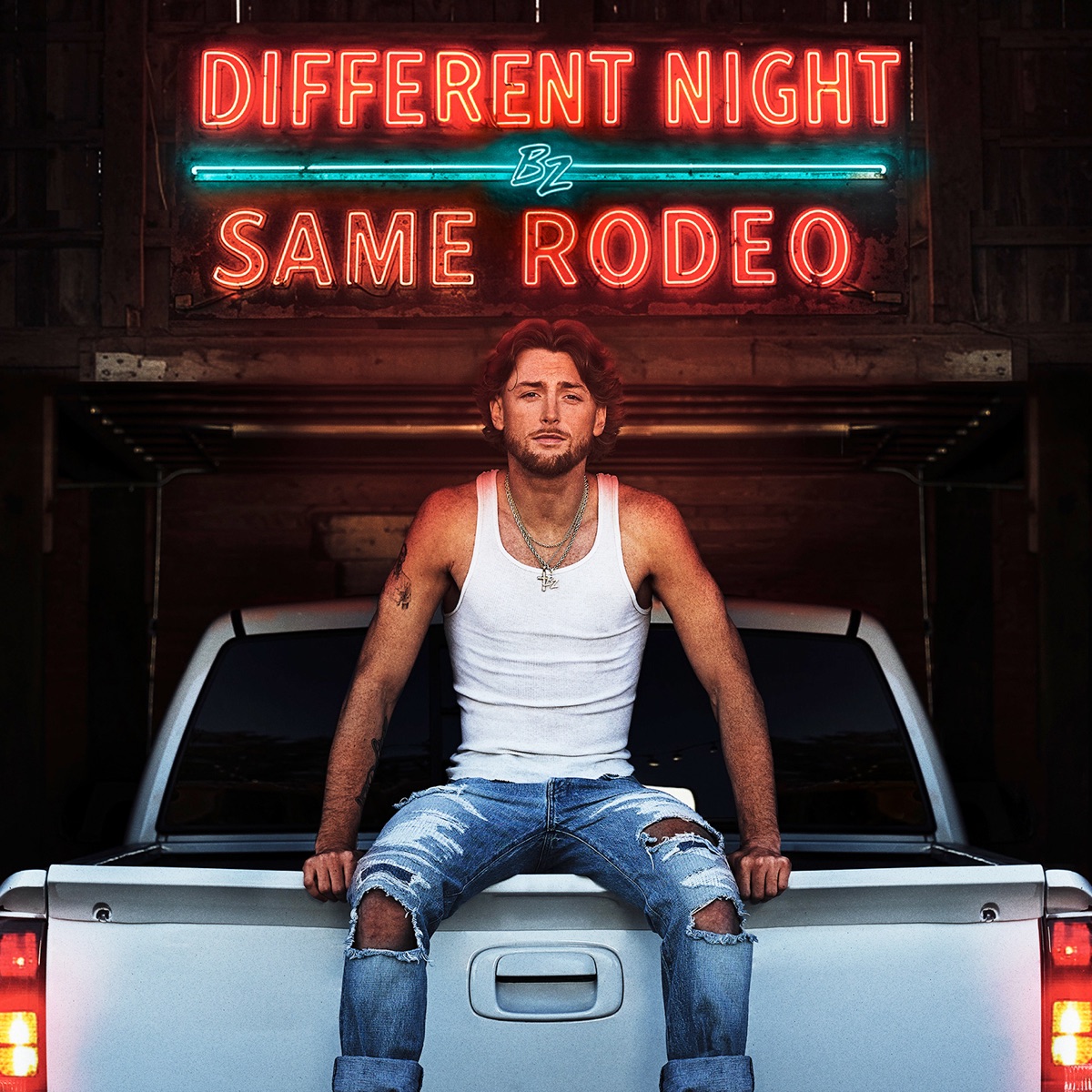 Different Night Same Rodeo by Bailey Zimmerman album cover