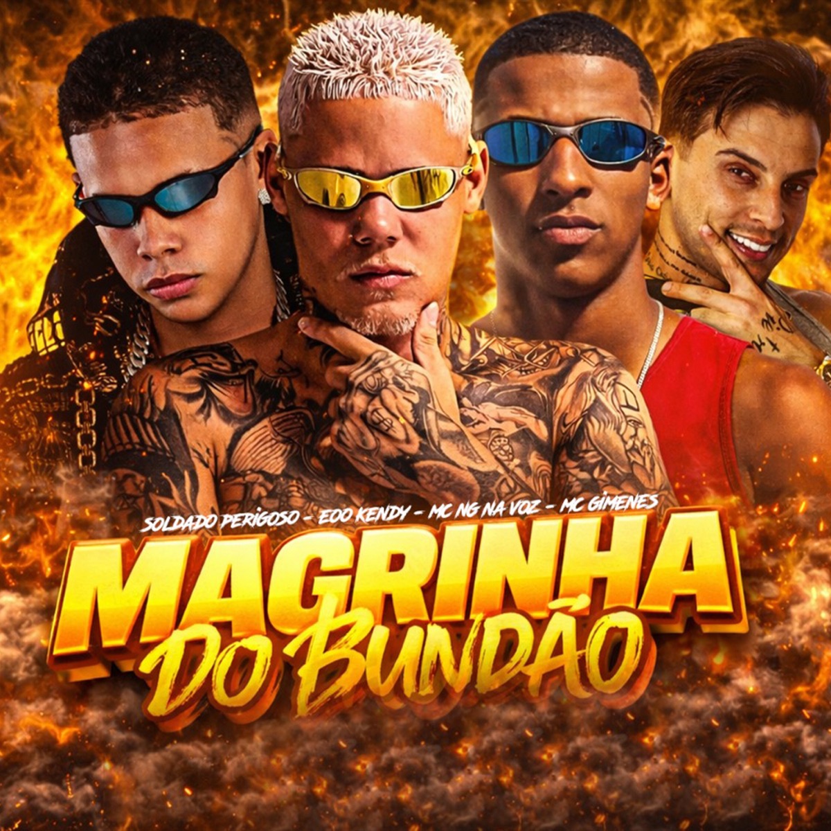 Magrinha do Bundão (feat. MC Gimenes) - Single by Soldado Perigoso & Mc Ng Na Voz album cover