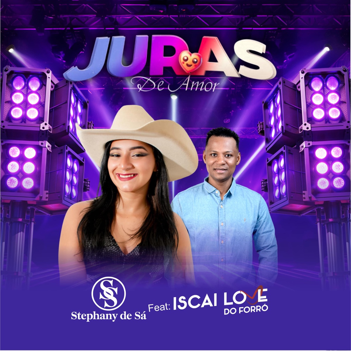 Juras de Amor - Single by Stephany de Sá & Iscai Love do Forró album cover