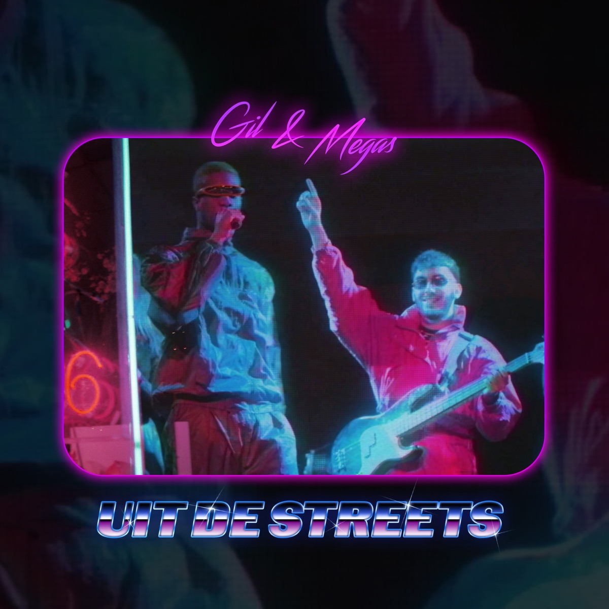 Uit De Streets - Single by Gil & Megas album cover