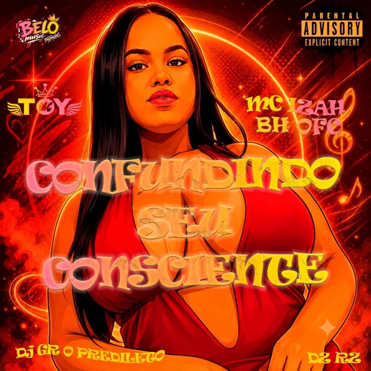 Confundindo Seu Consciente - Single by Mc Toy & mc_izah_bhofc album cover