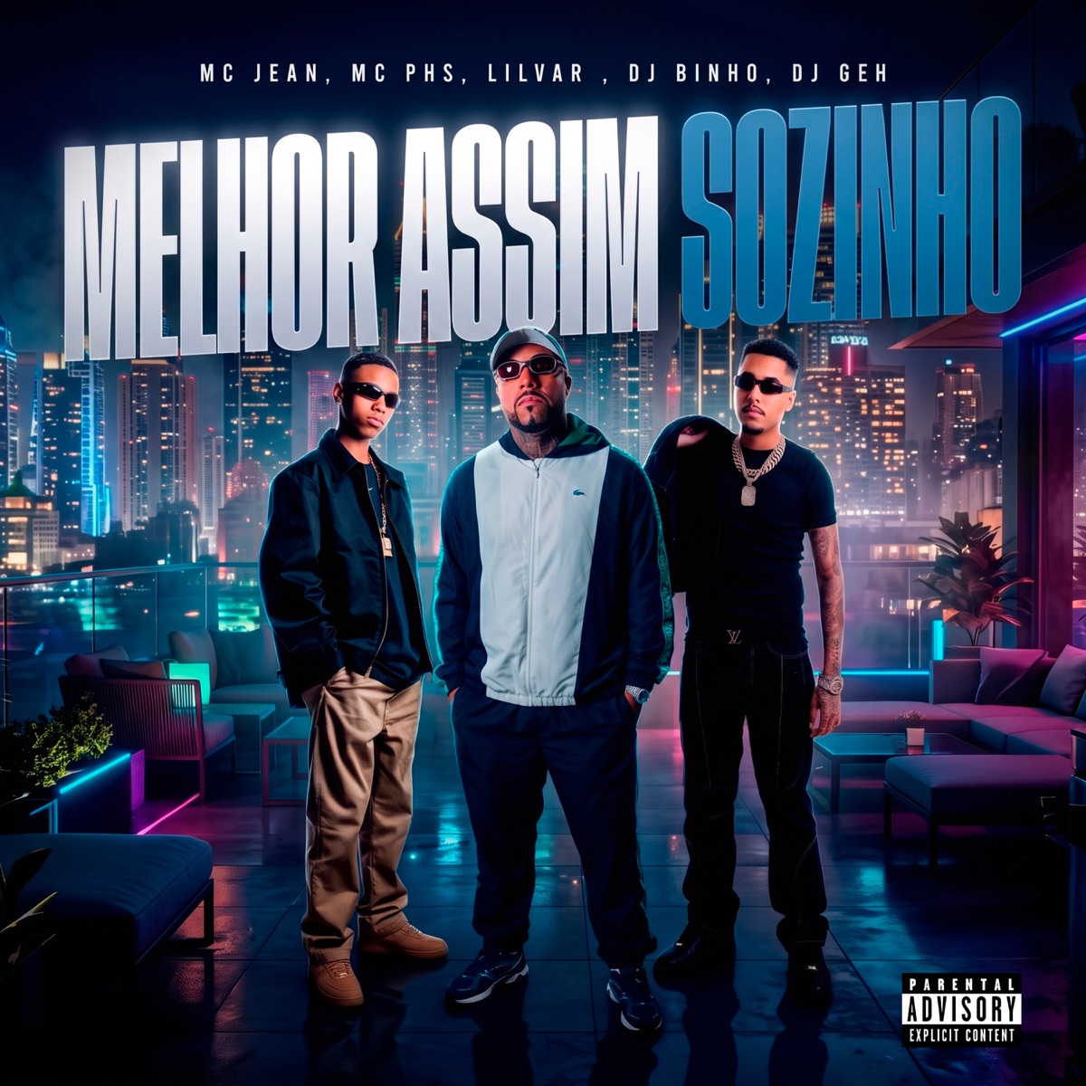 Melhor Assim Sozinho (feat. MC Jean) - Single by Mc PHS & Lil Var album cover