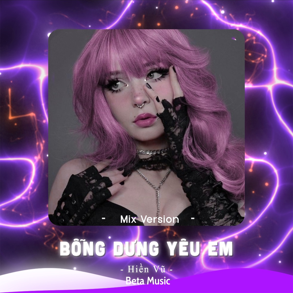 Bỗng Dưng Yêu Em  (Remix) - Single by Beta Remix & Hien Vu album cover