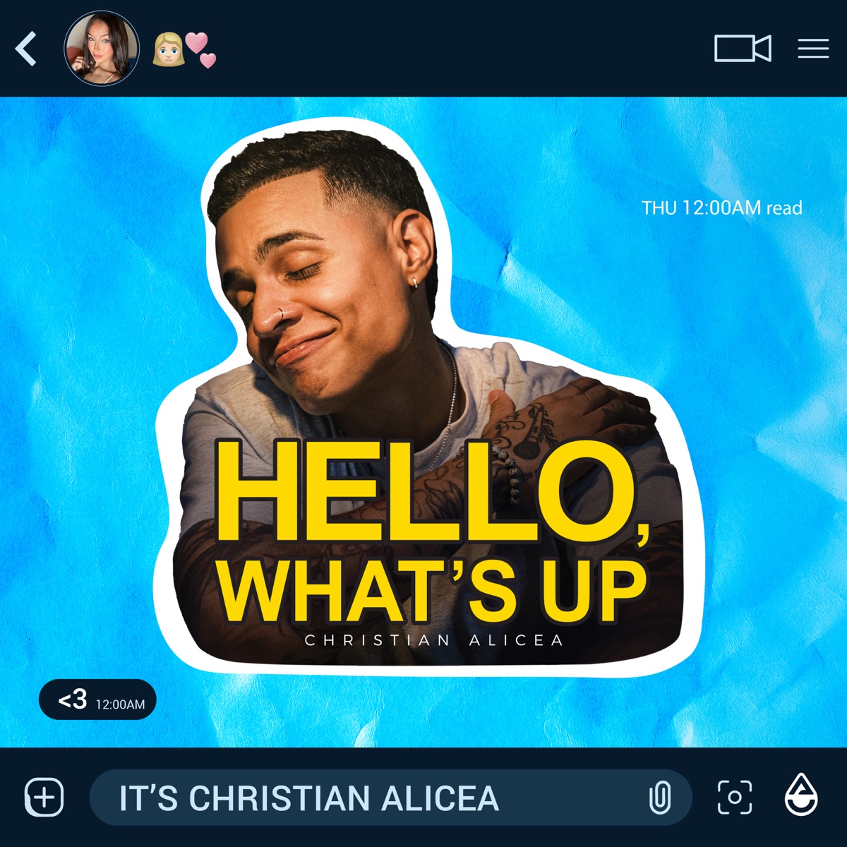 Hello,What's Up - Single by Christian Alicea album cover