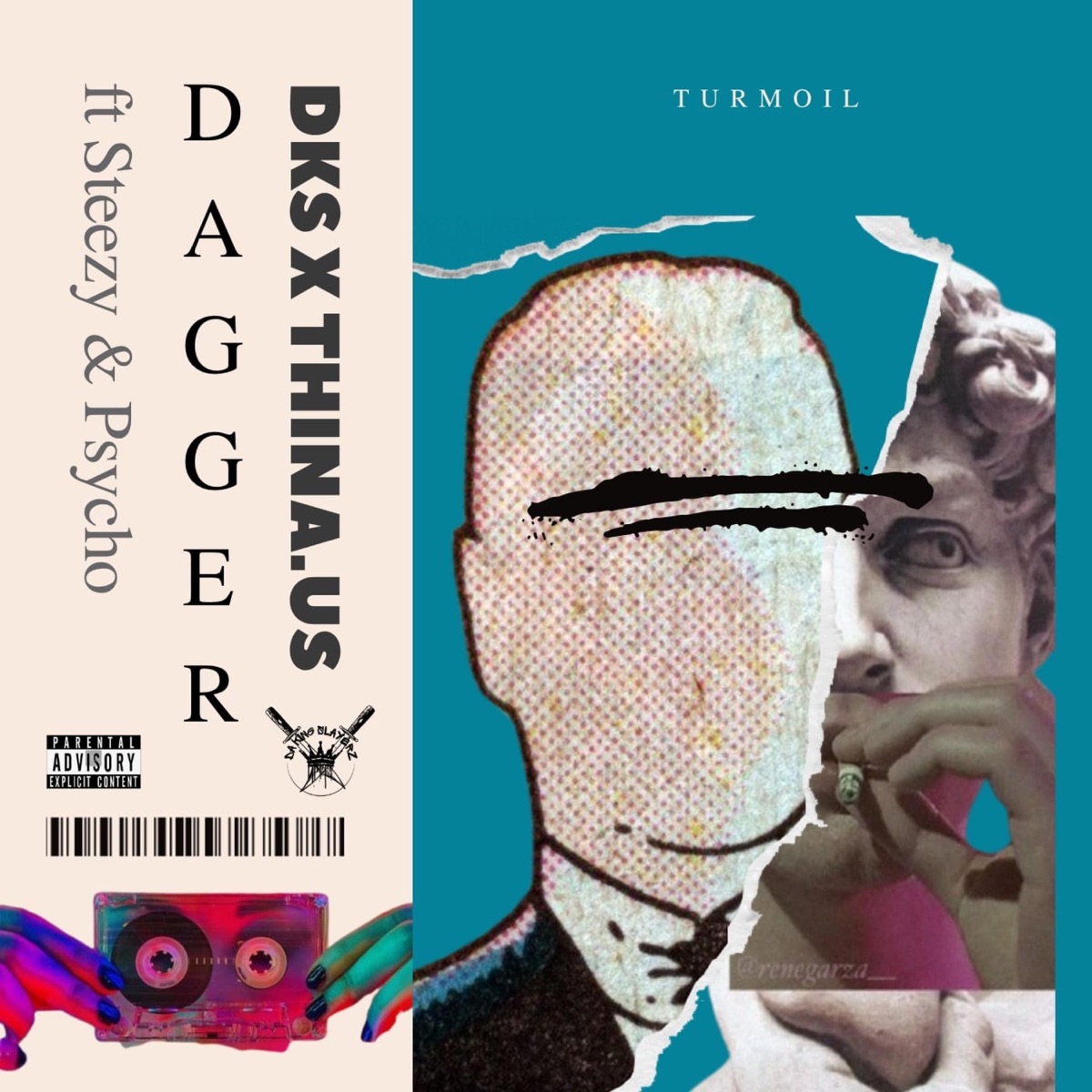 Turmoil (feat. Psycho, Dagger & Steezy) - Single by Thina.Us album cover