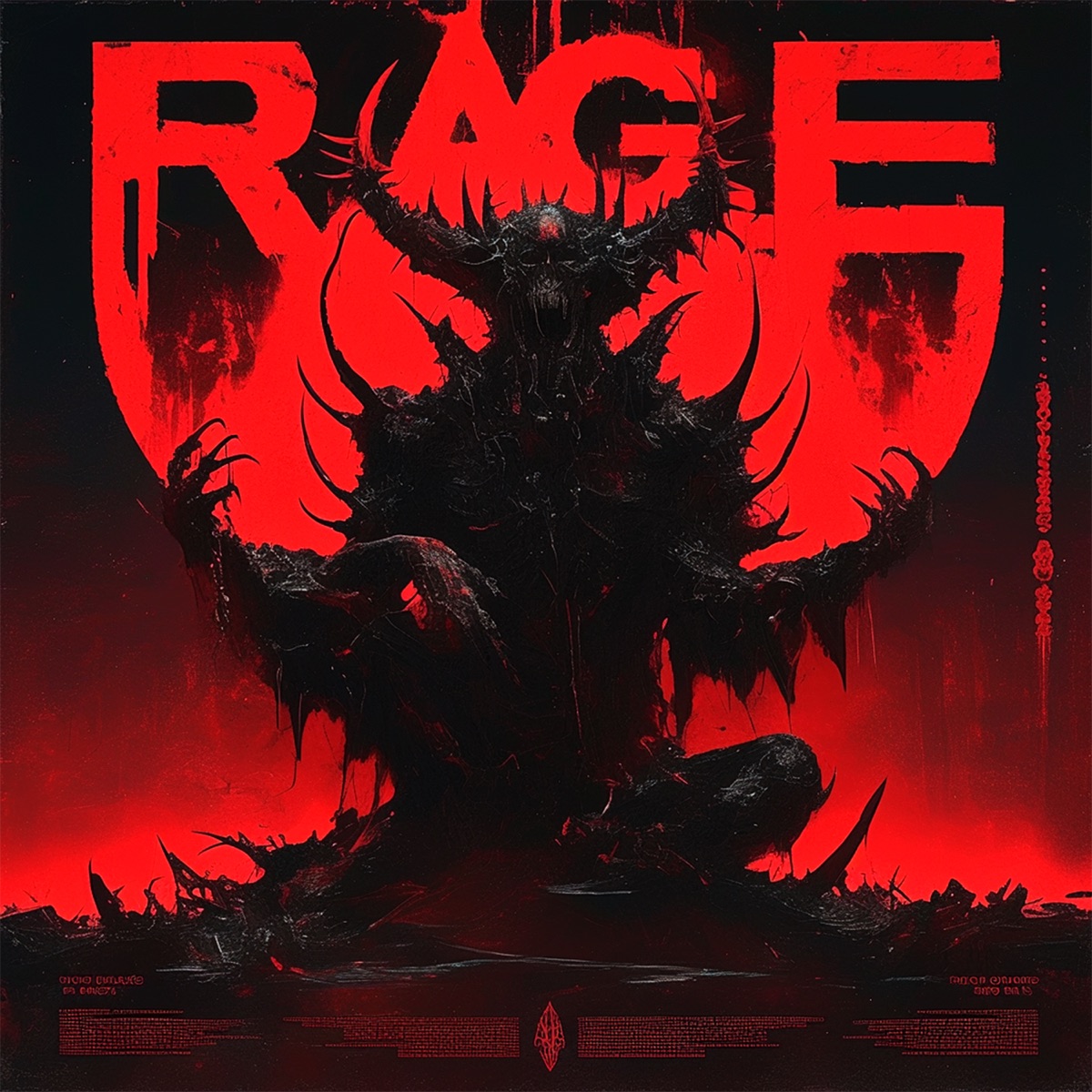 RAGE! - Single by PANICX, Zhankxr & BRASSICK93 album cover