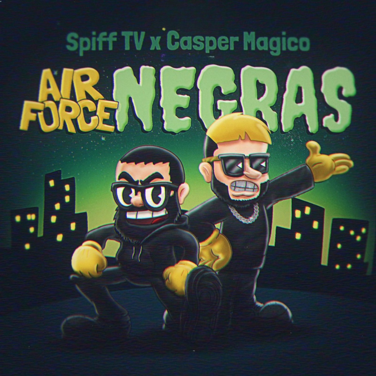 Airforce Negras - Single by Spiff TV & Casper Magico album cover