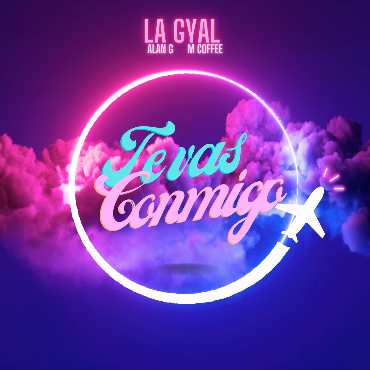 Te vas conmigo - Single by M Coffee, Alan G & La Gyal album cover